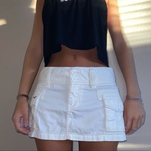 Hollister White Skirt